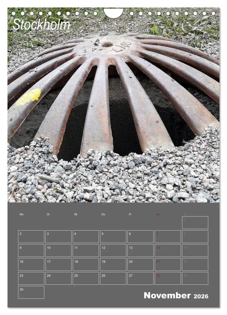 Bild: 9783516401516 | Faszination Kanaldeckel (Wandkalender 2026 DIN A4 hoch), CALVENDO...