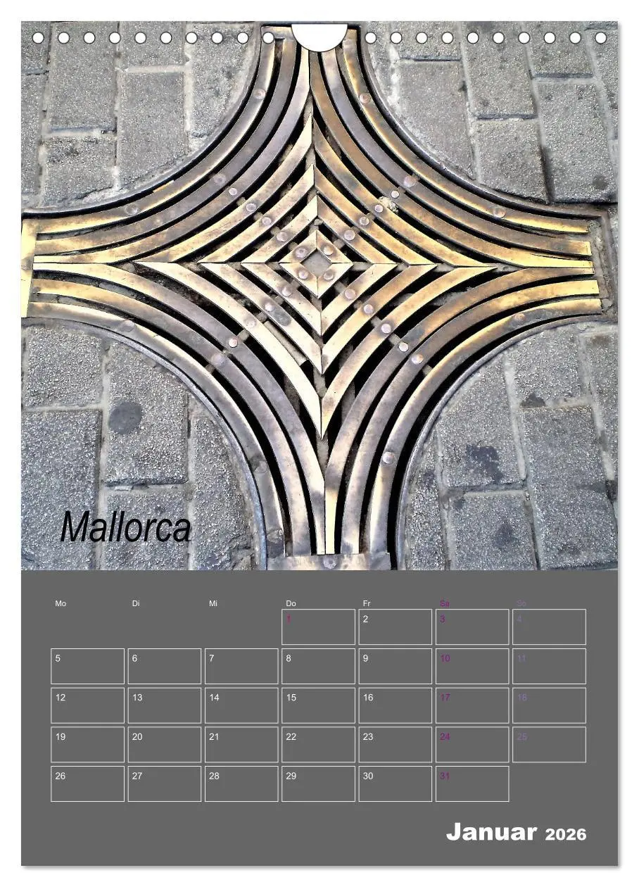 Bild: 9783516401516 | Faszination Kanaldeckel (Wandkalender 2026 DIN A4 hoch), CALVENDO...