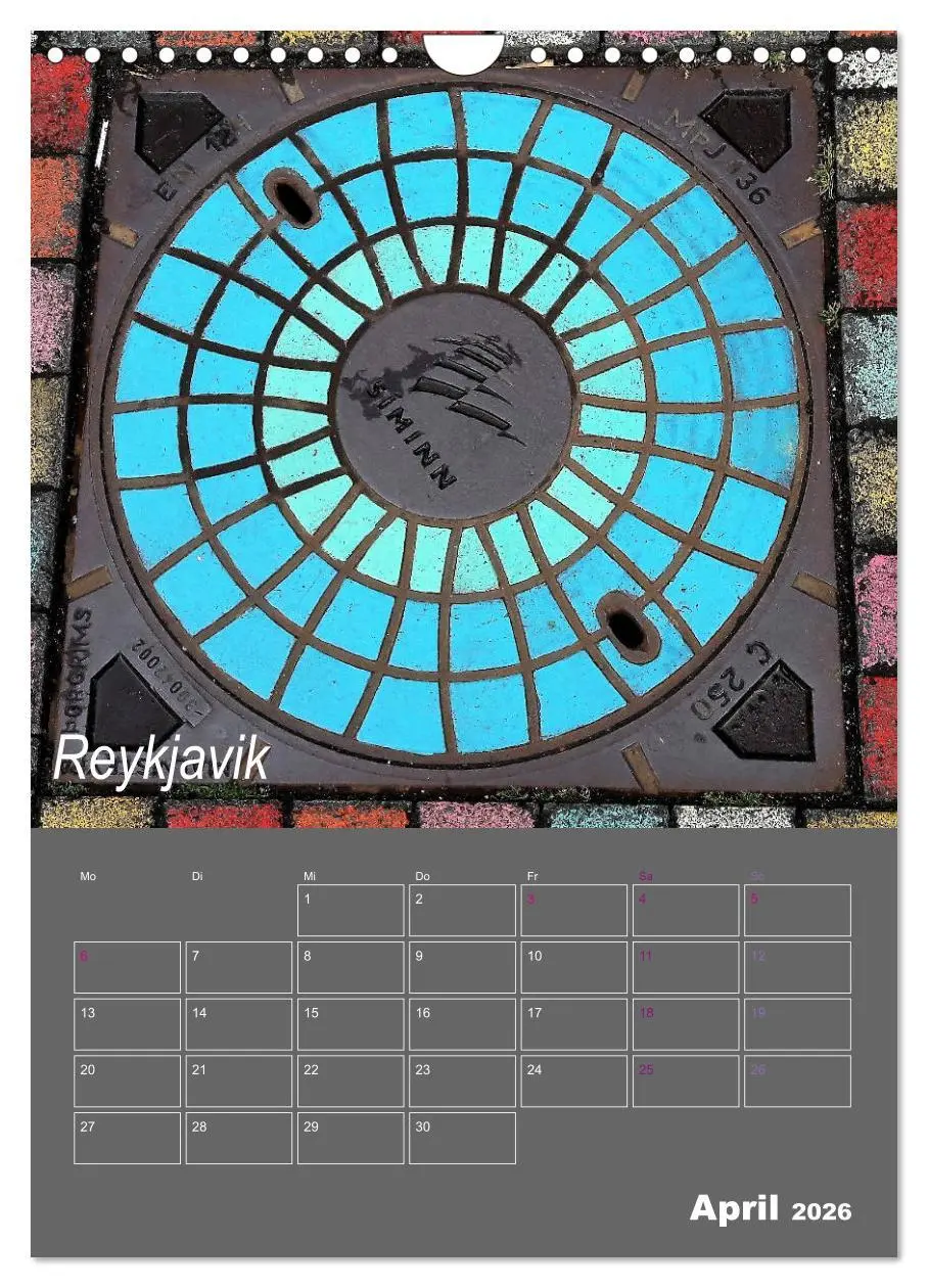 Bild: 9783516401516 | Faszination Kanaldeckel (Wandkalender 2026 DIN A4 hoch), CALVENDO...