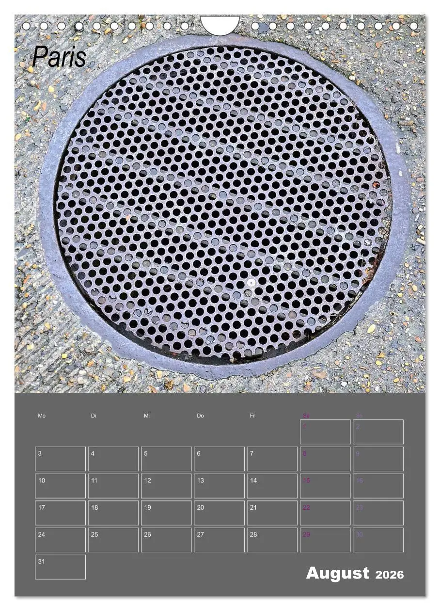 Bild: 9783516401516 | Faszination Kanaldeckel (Wandkalender 2026 DIN A4 hoch), CALVENDO...