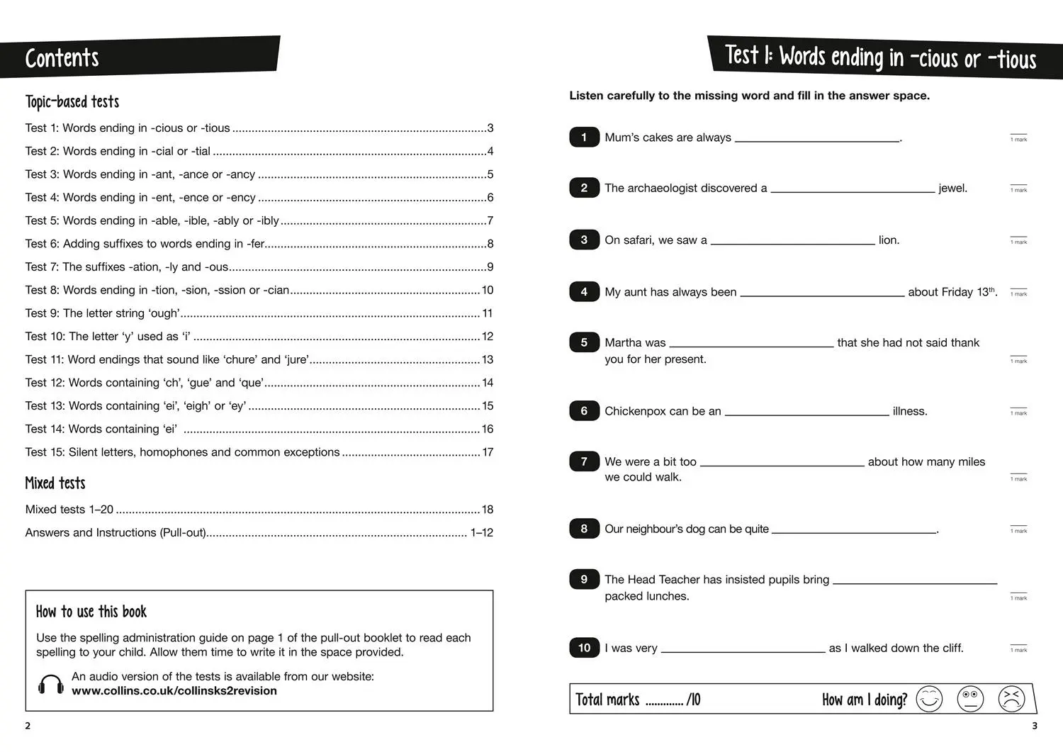 Bild: 9780008201616 | Ks2 English Spelling Sats Question Book | Collins Uk | Taschenbuch