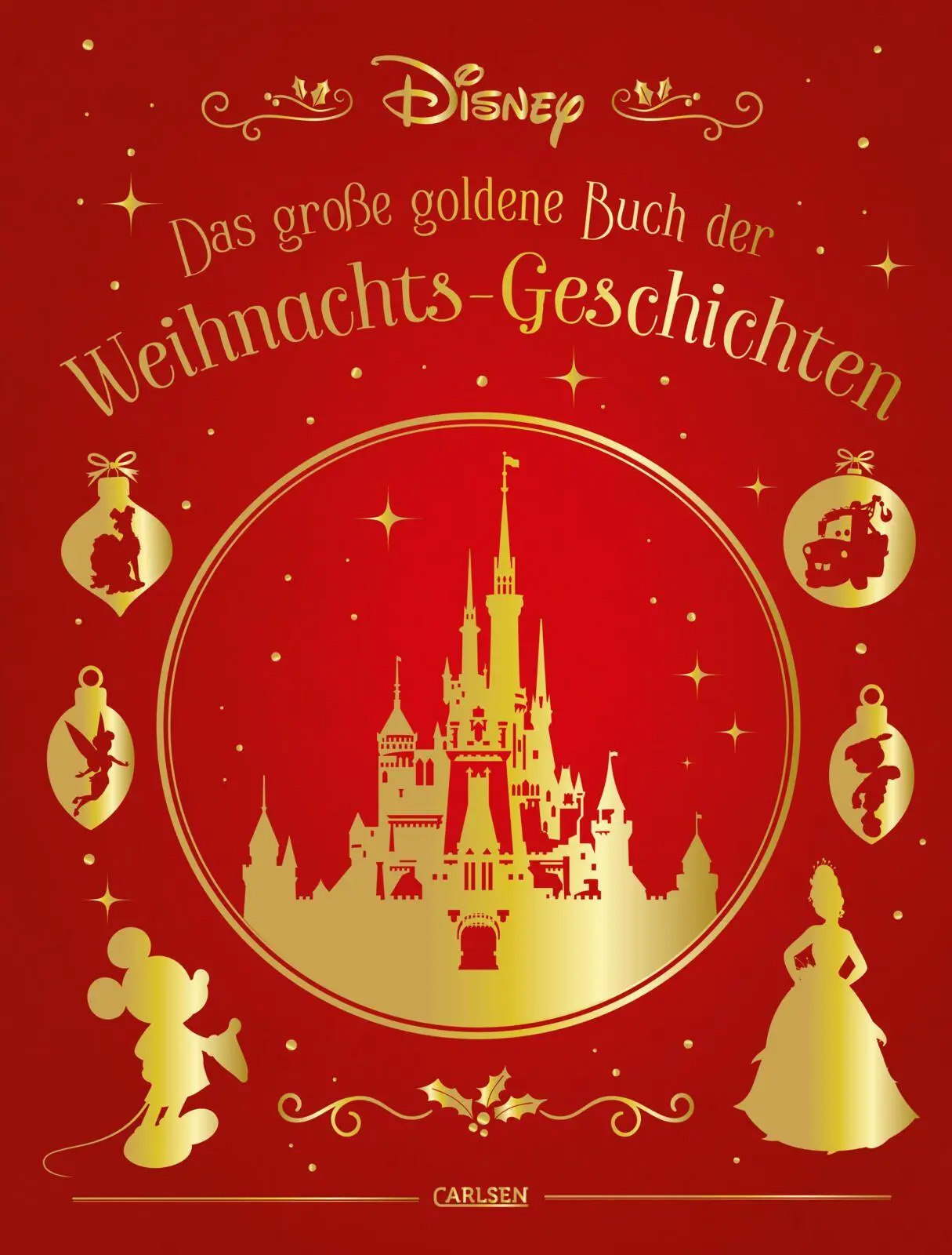 Cover: 9783551281616 | Disney: Das große goldene Buch der Weihnachts-Geschichten | Disney