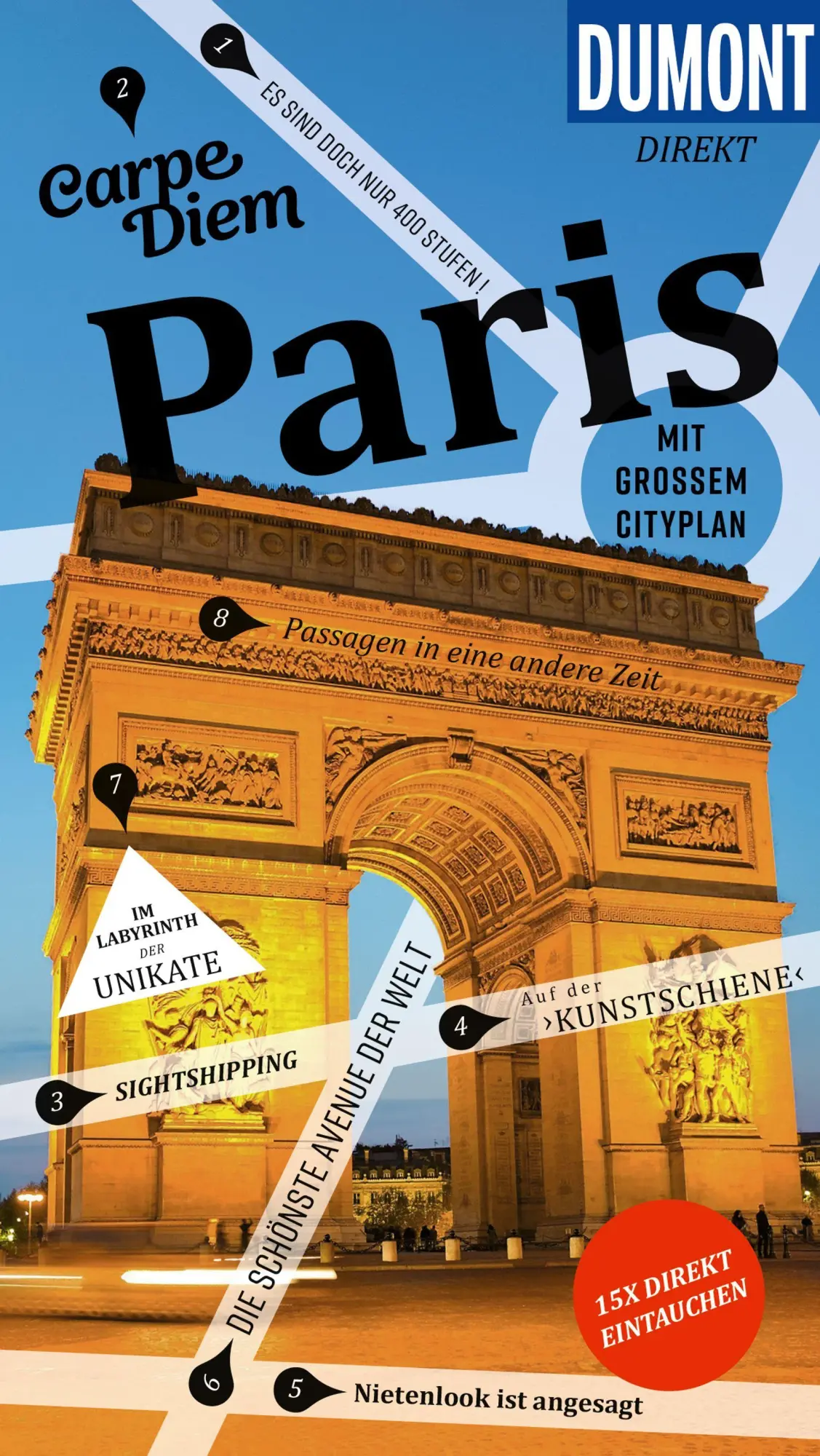 Cover: 9783616001616 | DUMONT direkt Reiseführer Paris | Mit großem Cityplan | Kalmbach