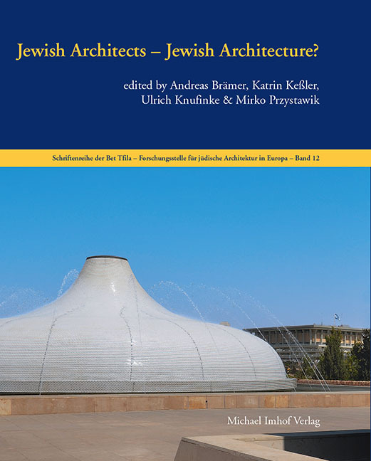 Cover: 9783731911616 | Jewish Architects - Jewish Architecture? | Katrin Keßler (u. a.)