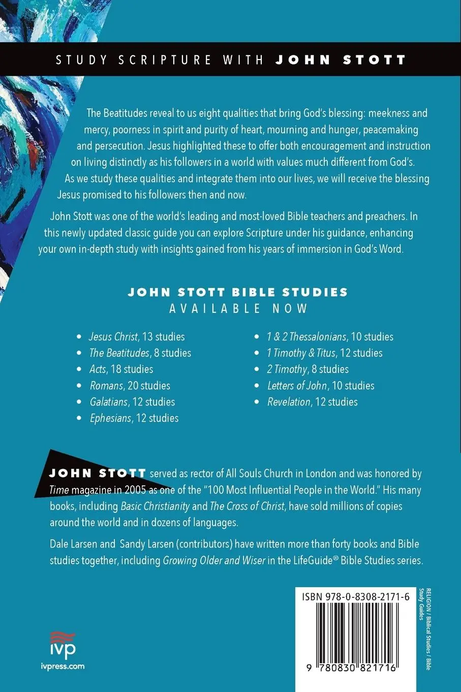Rückseite: 9780830821716 | The Beatitudes | Developing Spiritual Character | John Stott | Buch