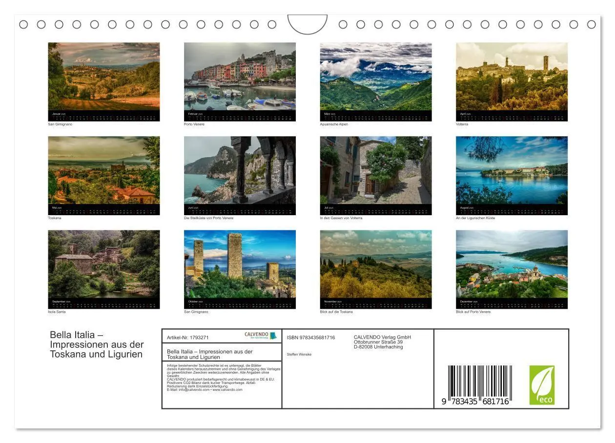 Bild: 9783435681716 | Bella Italia - Impressionen aus der Toskana und Ligurien...