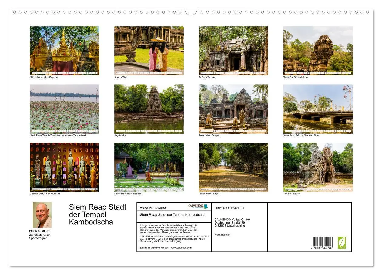 Bild: 9783457391716 | Siem Reap Stadt der Tempel Kambodscha (Wandkalender 2026 DIN A2...