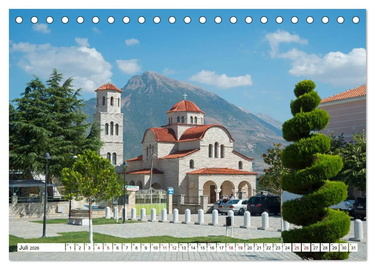 Bild: 9783457841716 | ALBANIENS Schönheiten (Tischkalender 2026 DIN A5 quer), CALVENDO...