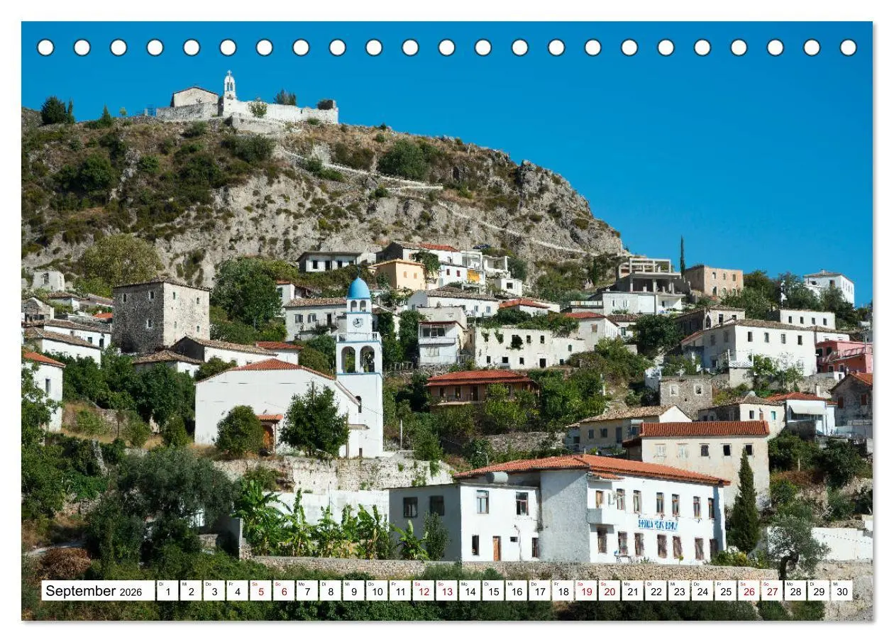 Bild: 9783457841716 | ALBANIENS Schönheiten (Tischkalender 2026 DIN A5 quer), CALVENDO...