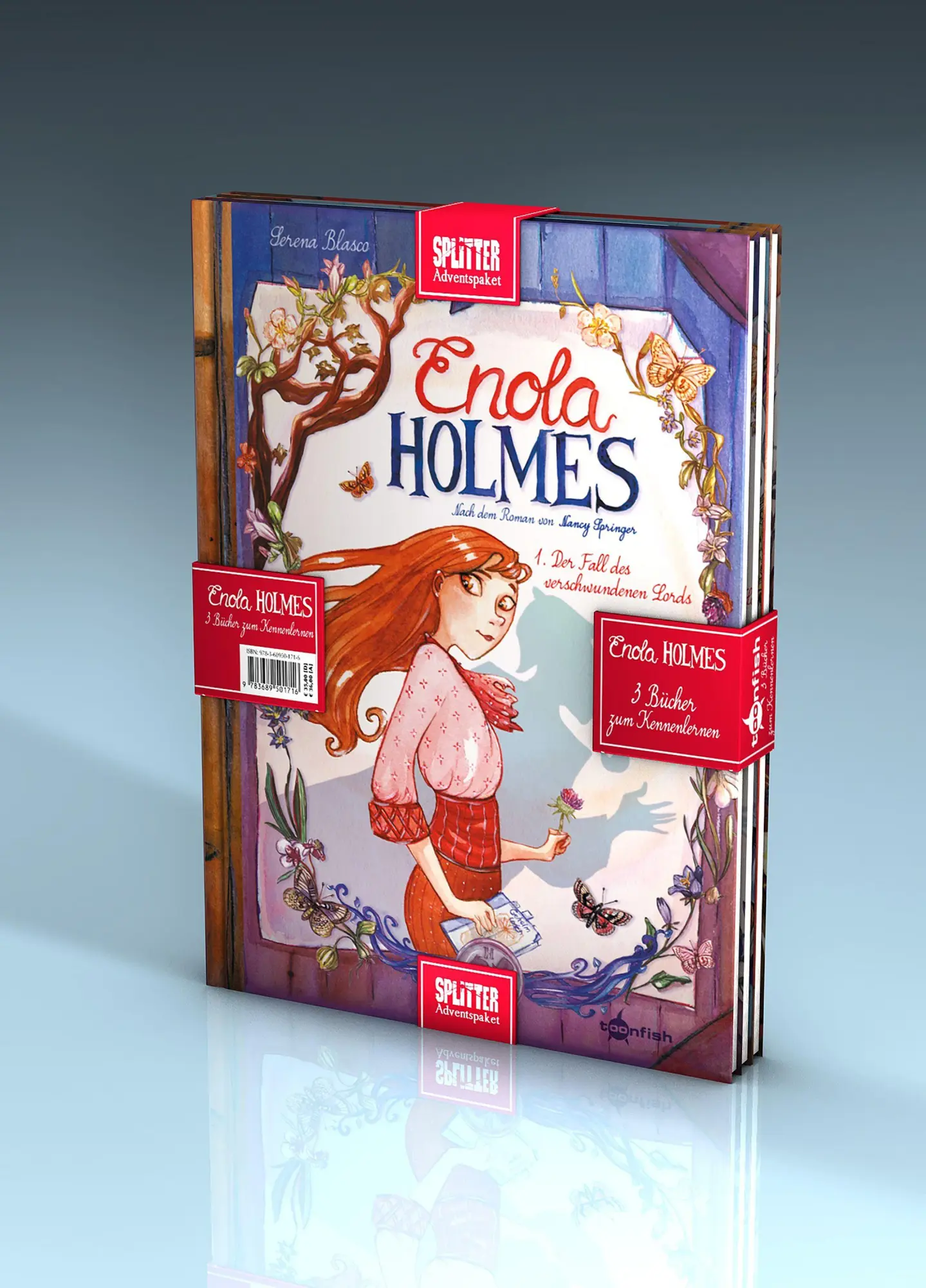 Cover: 9783689501716 | Enola Holmes Adventspaket: Die ersten drei Abenteuer der Detektivin