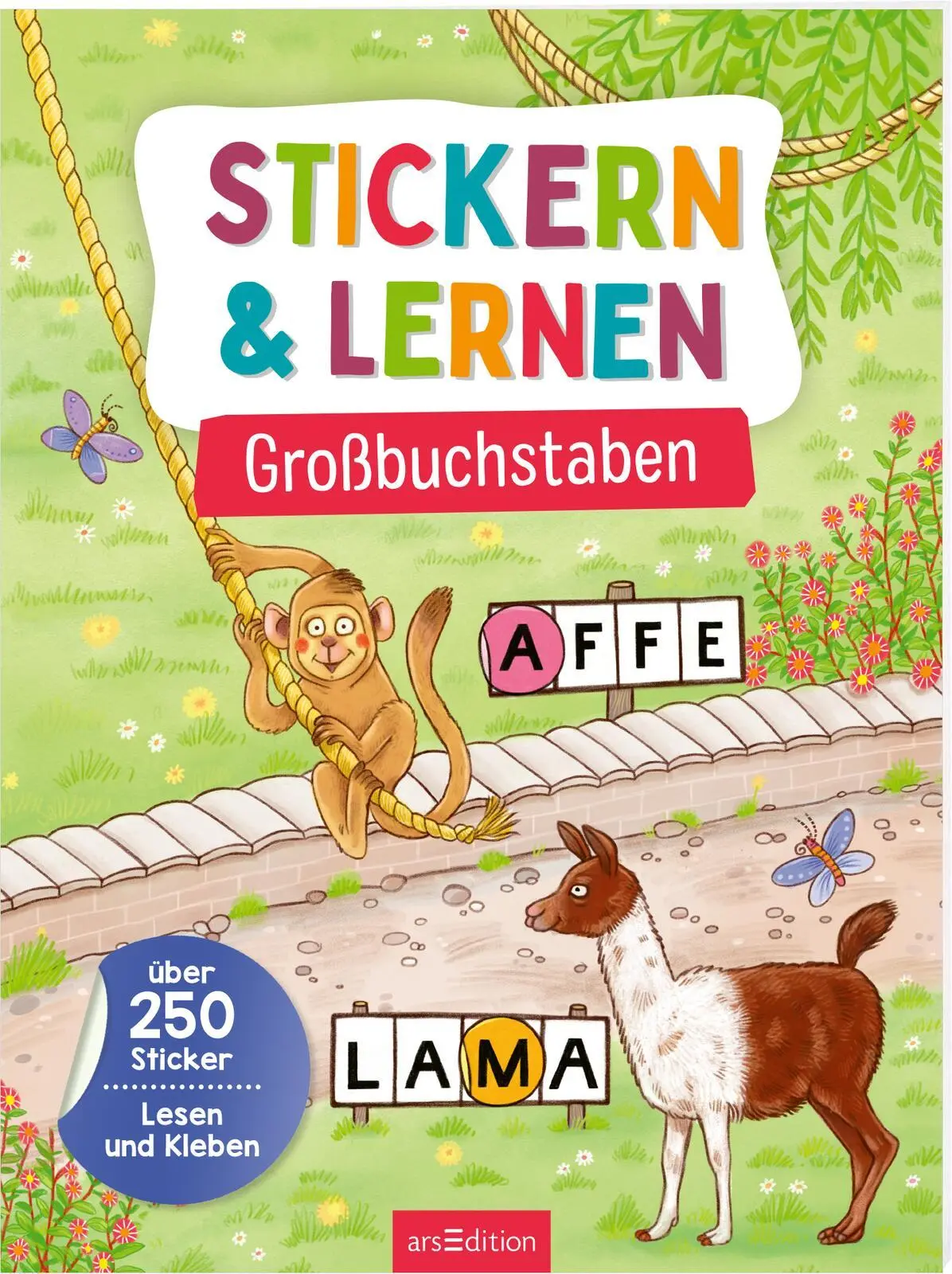 Cover: 9783845851716 | Stickern &amp; Lernen - Großbuchstaben | Katja Schmiedeskamp | Taschenbuch