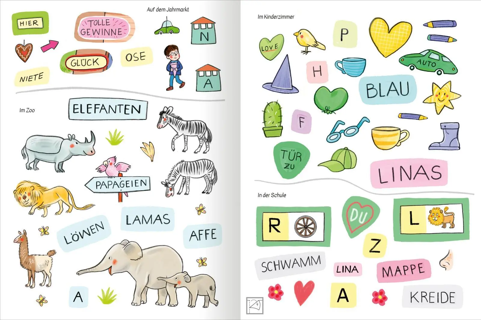 Bild: 9783845851716 | Stickern &amp; Lernen - Großbuchstaben | Katja Schmiedeskamp | Taschenbuch