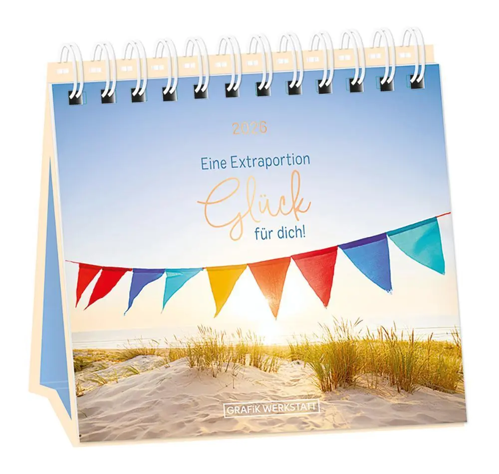 Cover: 9783986361716 | Tischkalender 2026 Extraportion Glück | Tischkalender | Original