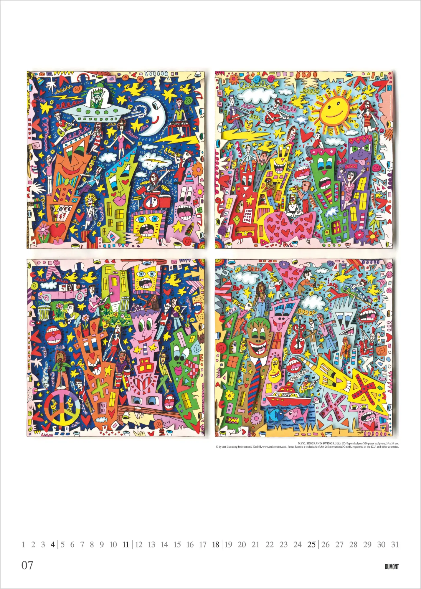 Bild: 4069095011816 | James Rizzi 2027 | Neumann Verlage GmbH &amp; Co KG | Kalender | 14 S.