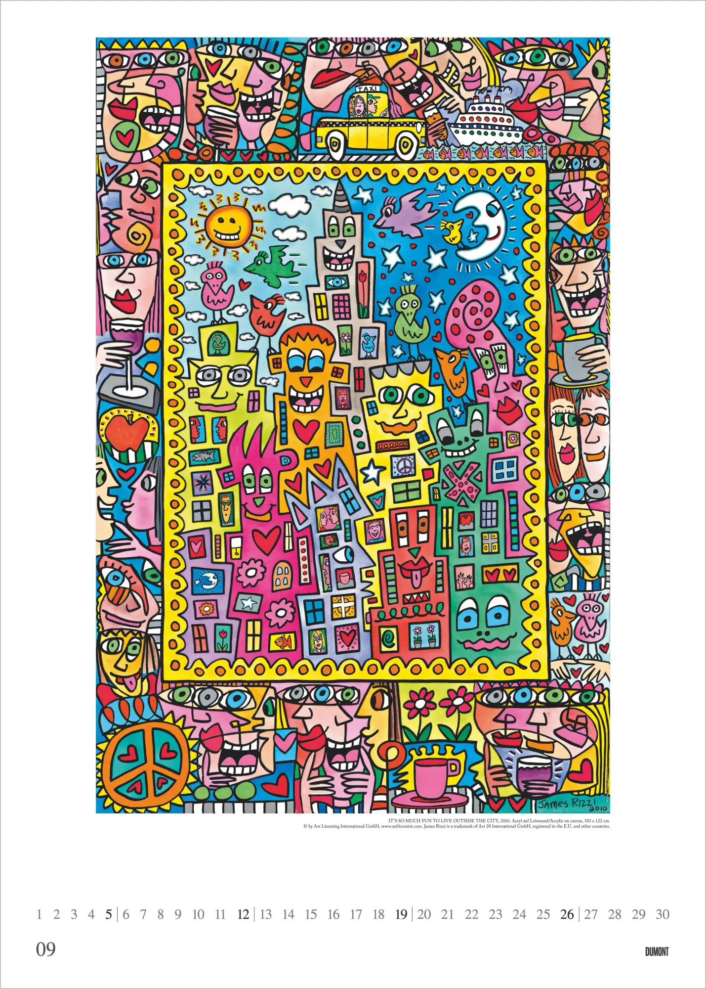 Bild: 4069095011816 | James Rizzi 2027 | Neumann Verlage GmbH &amp; Co KG | Kalender | 14 S.