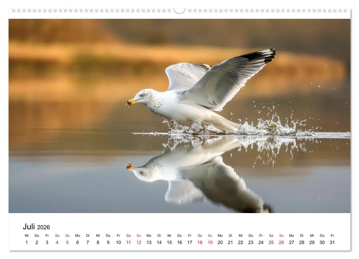 Bild: 9783457381816 | Maritim pur - Möwen (hochwertiger Premium Wandkalender 2026 DIN A2...