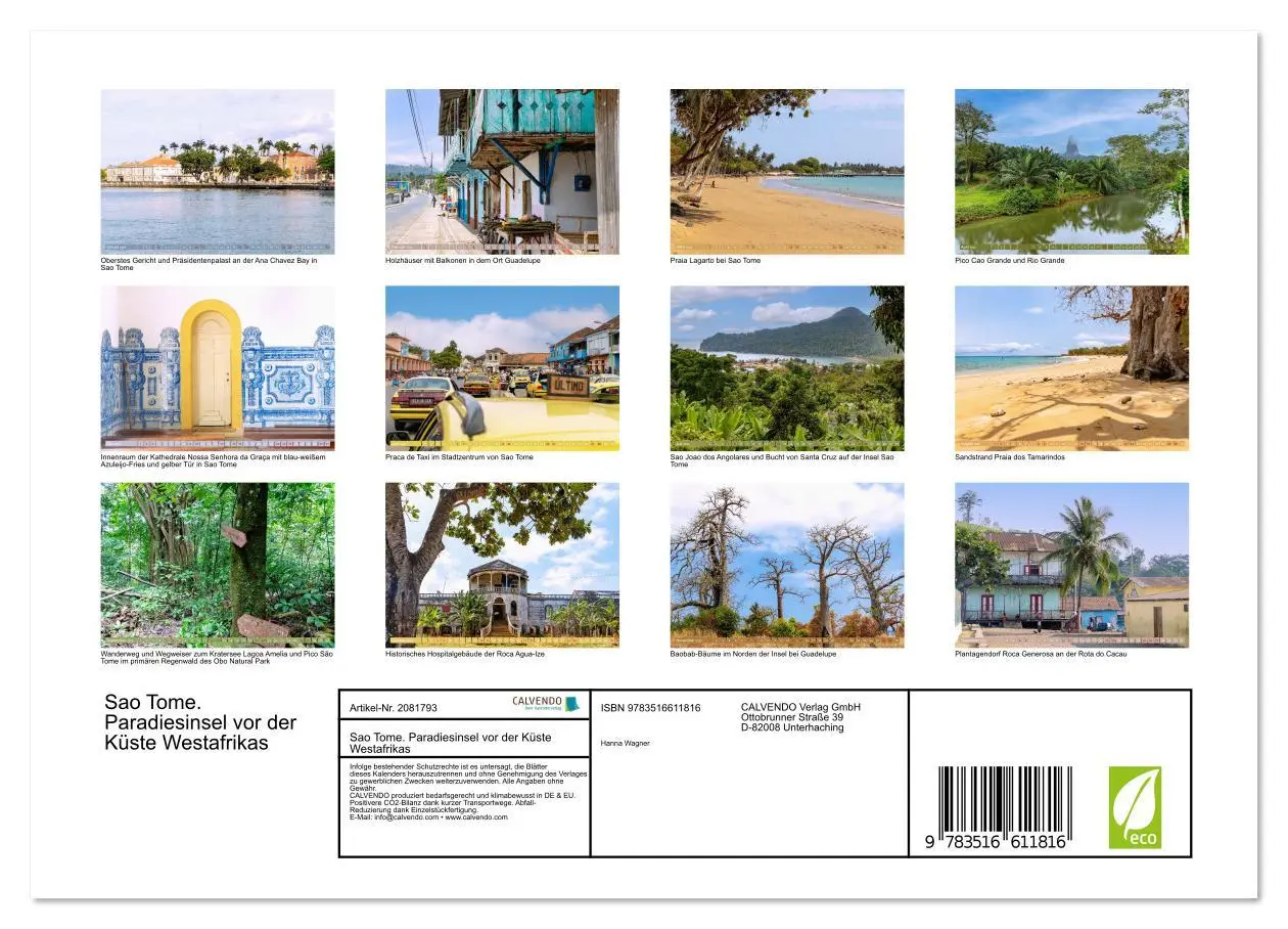Bild: 9783516611816 | Sao Tome. Paradiesinsel vor der Küste Westafrikas (Wandkalender...