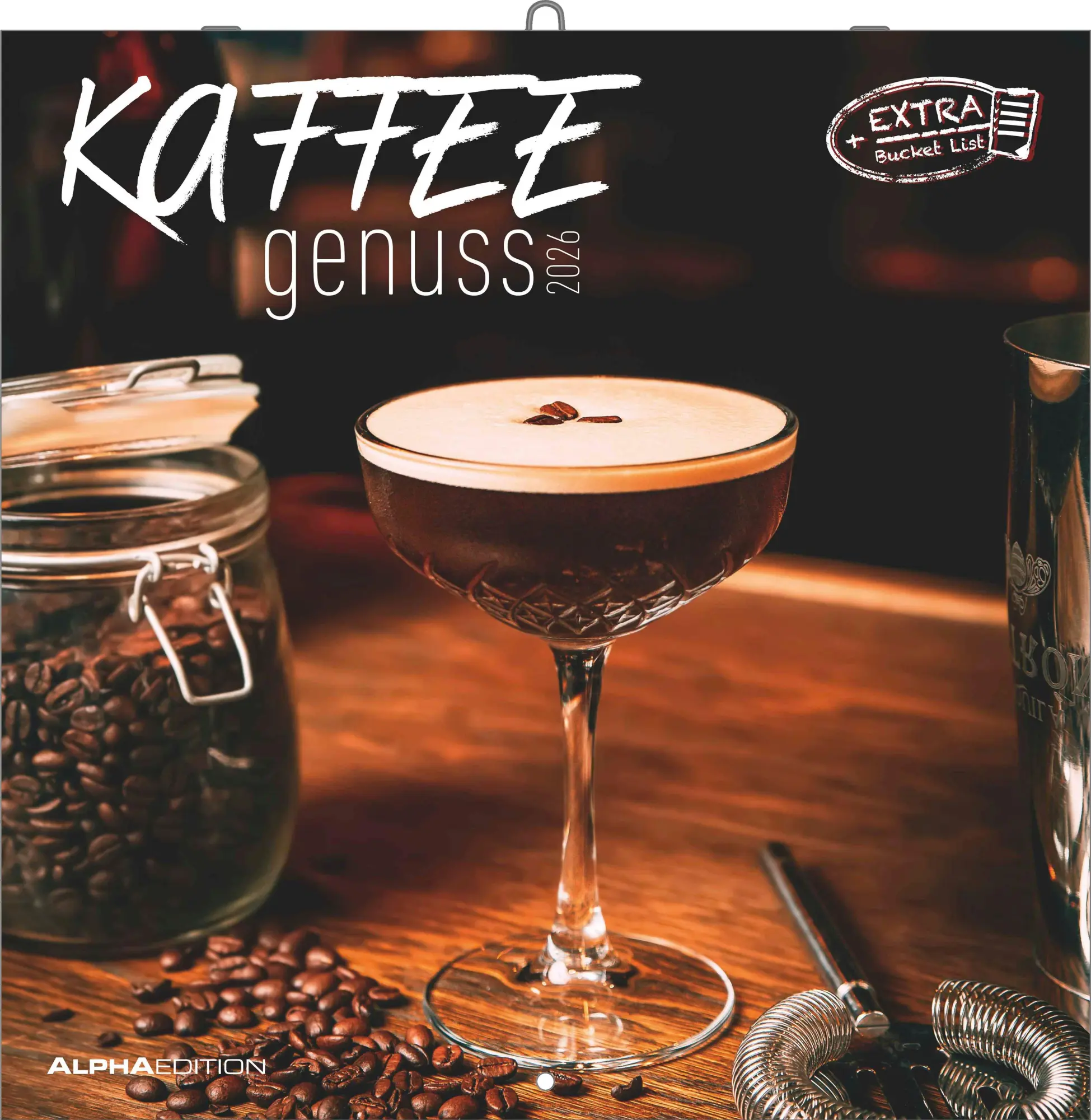 Cover: 4069095001916 | Kaffeegenuss 2026 - Broschürenkalender 30x30 cm (30x60 geöffnet) -...