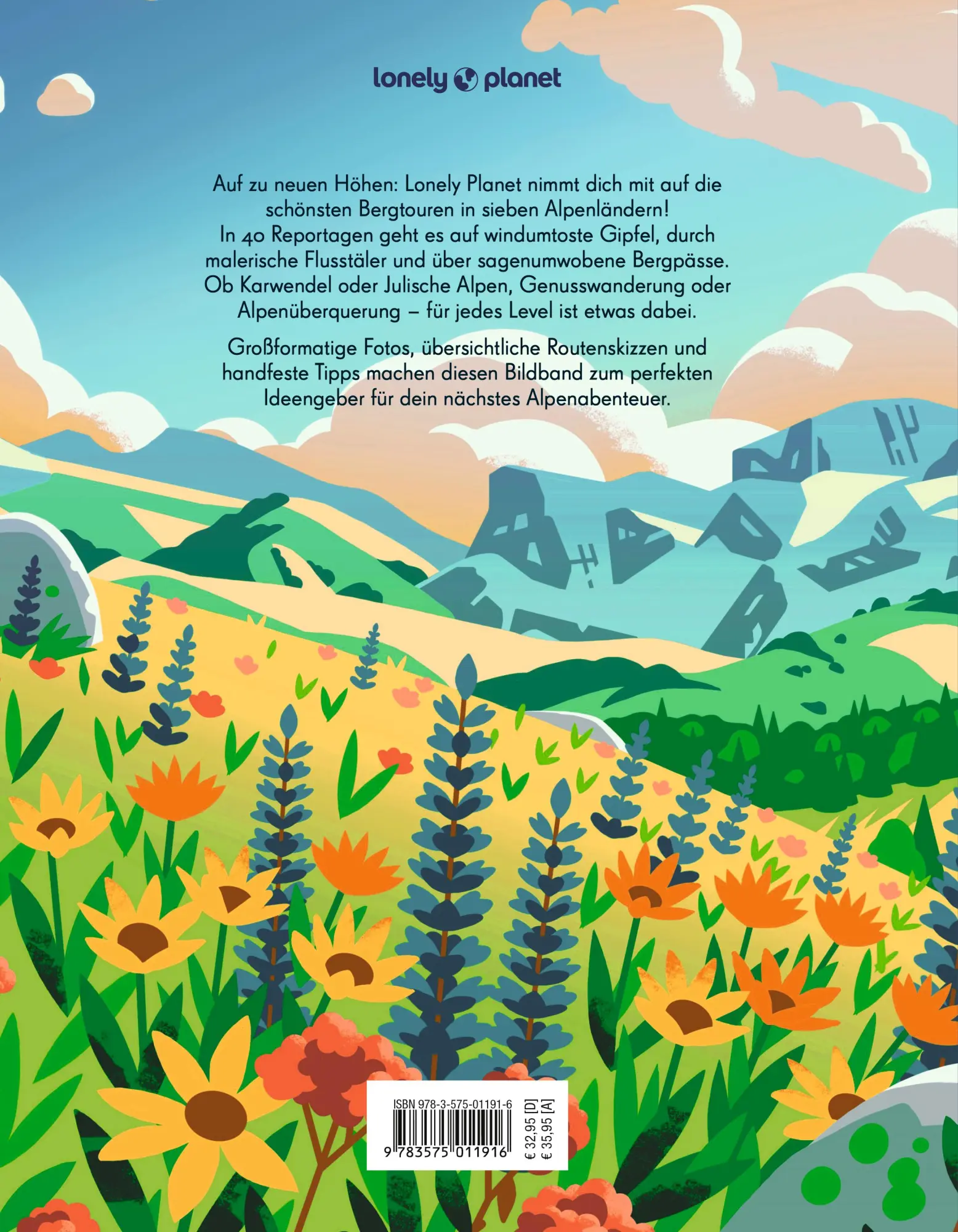Rückseite: 9783575011916 | LONELY PLANET Bildband Legendäre Wanderungen in den Alpen | Buch