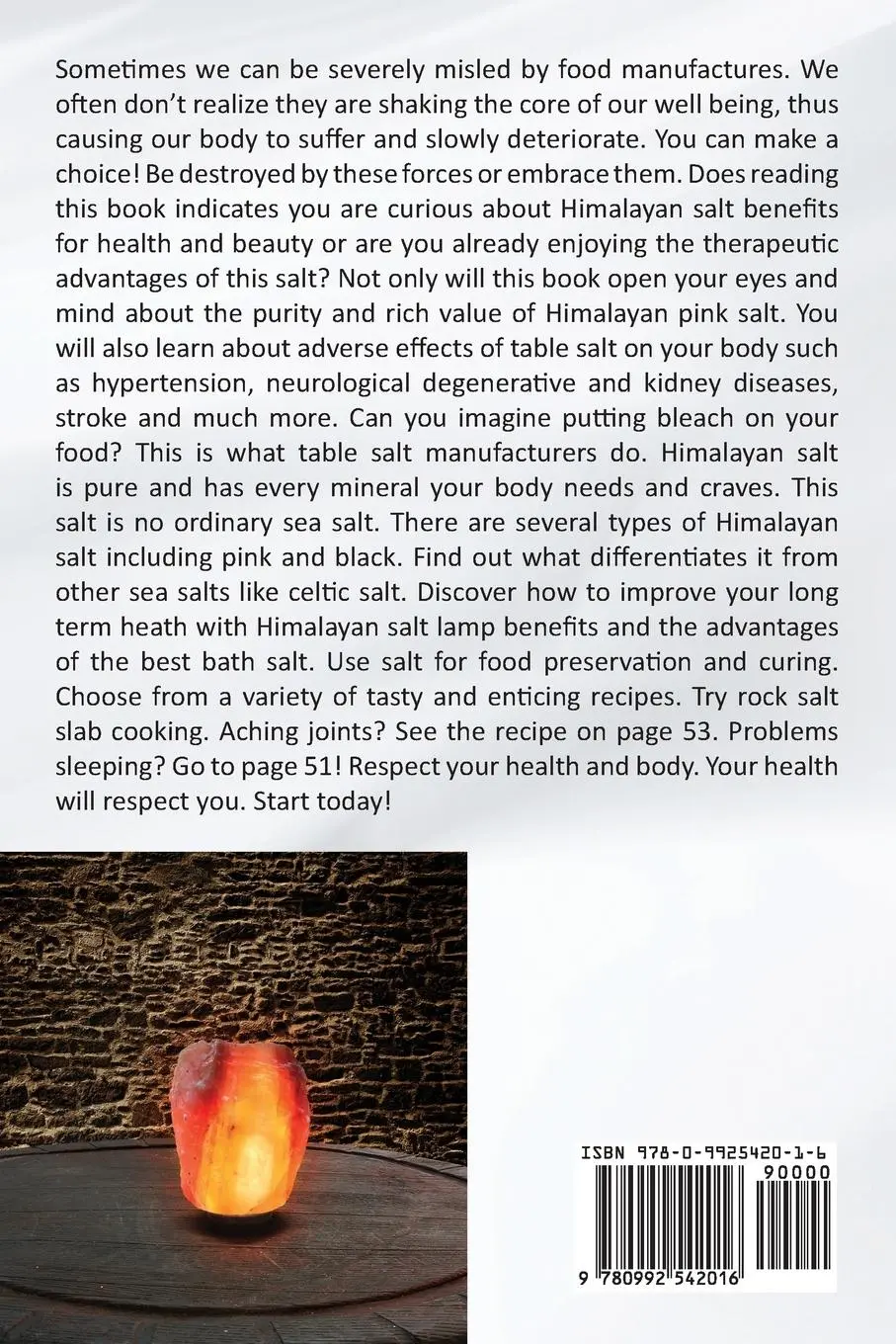 Rückseite: 9780992542016 | Himalayan Salt. Rock Salt Lamp Health Benefits. Himalayan Salt...