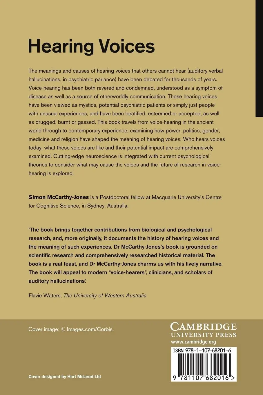 Rückseite: 9781107682016 | Hearing Voices | Simon Mccarthy-Jones | Taschenbuch | Englisch | 2013