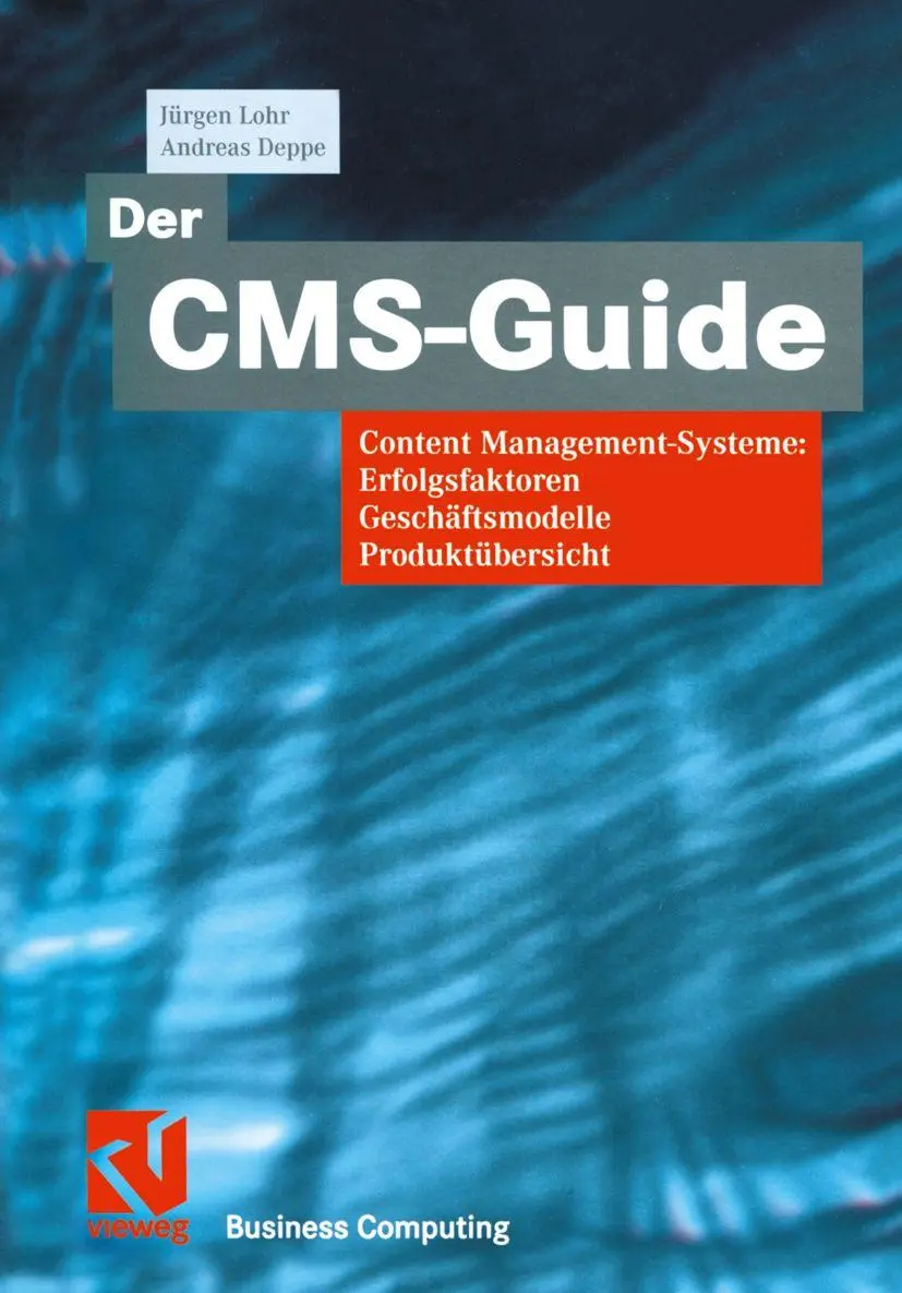 Cover: 9783322902016 | Der CMS-Guide | Jürgen Lohr (u. a.) | Taschenbuch | xvi | Deutsch