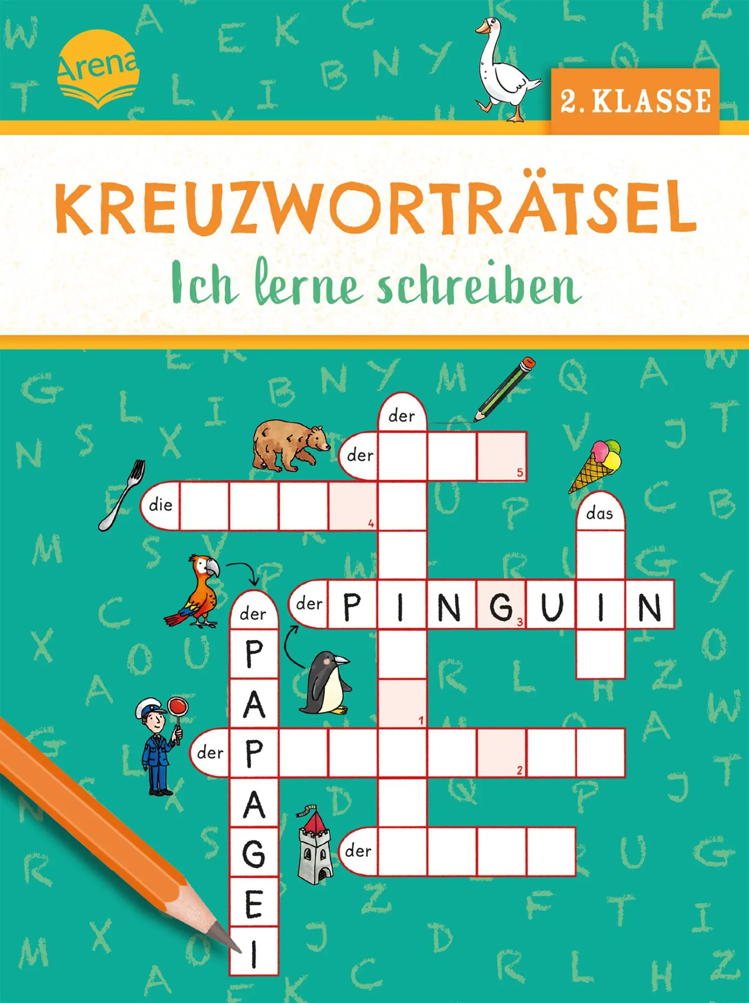 Cover: 9783401722016 | Kreuzworträtsel. Ich lerne schreiben (2. Klasse) | Helen Seeberg