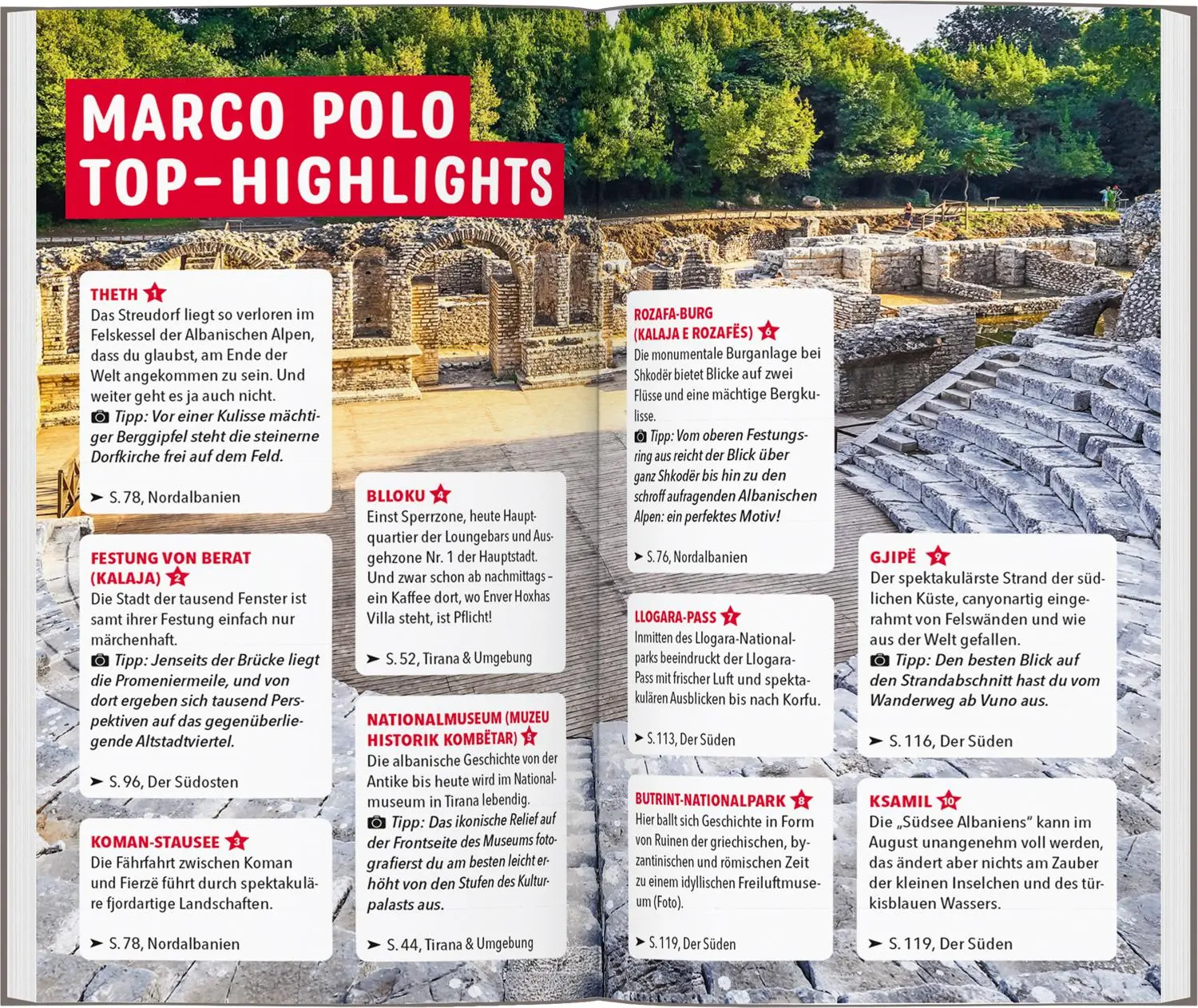 Bild: 9783829742016 | MARCO POLO Reiseführer Albanien | Jörg Dauscher | Taschenbuch | 144 S.