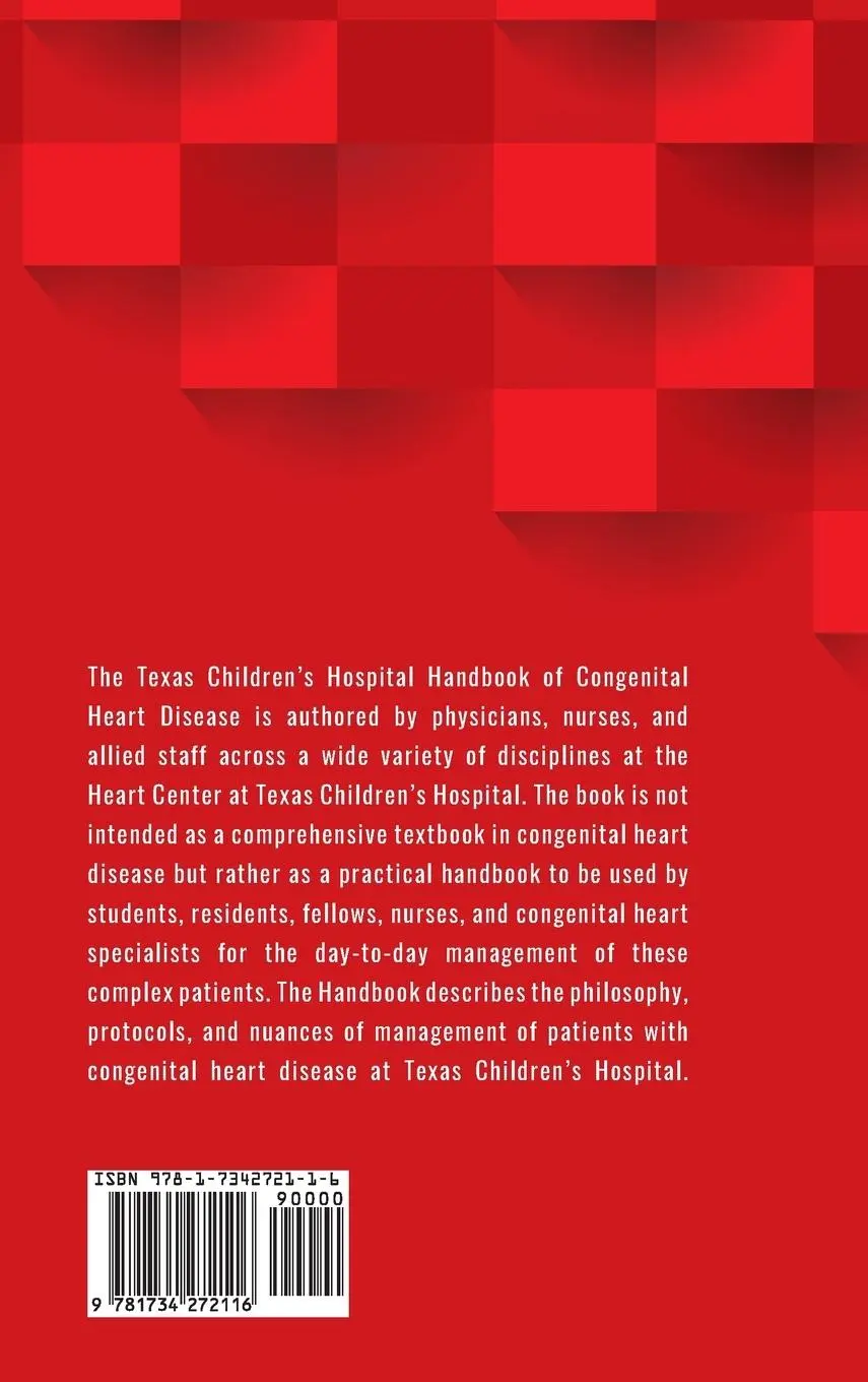 Rückseite: 9781734272116 | Texas Children's Hospital Handbook of Congenital Heart Disease | Buch