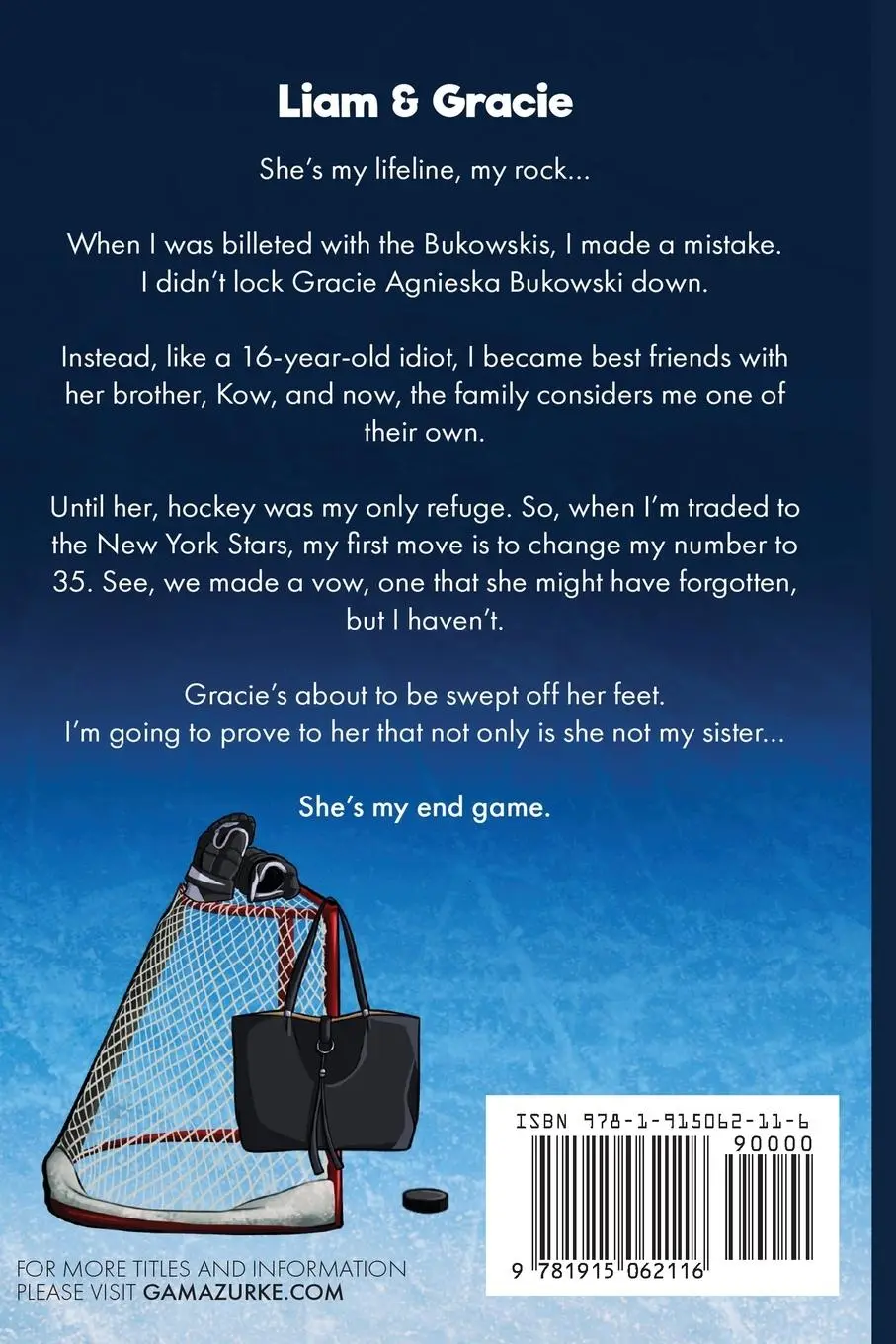 Rückseite: 9781915062116 | End Game | Illustrated (New York Stars: ONE) : Hockey Romance | Buch