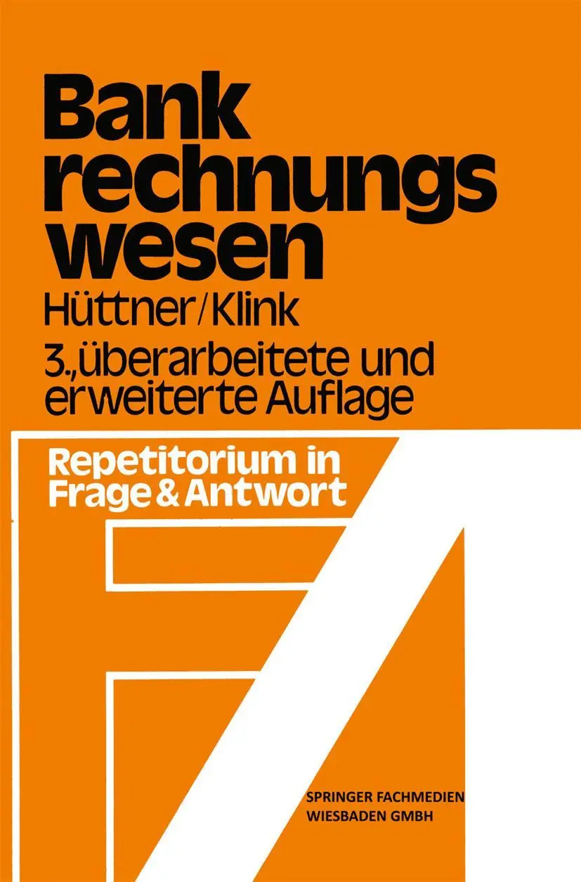 Cover: 9783409972116 | Bank-Rechnungswesen | Repetitorium in Frage und Antwort | Taschenbuch