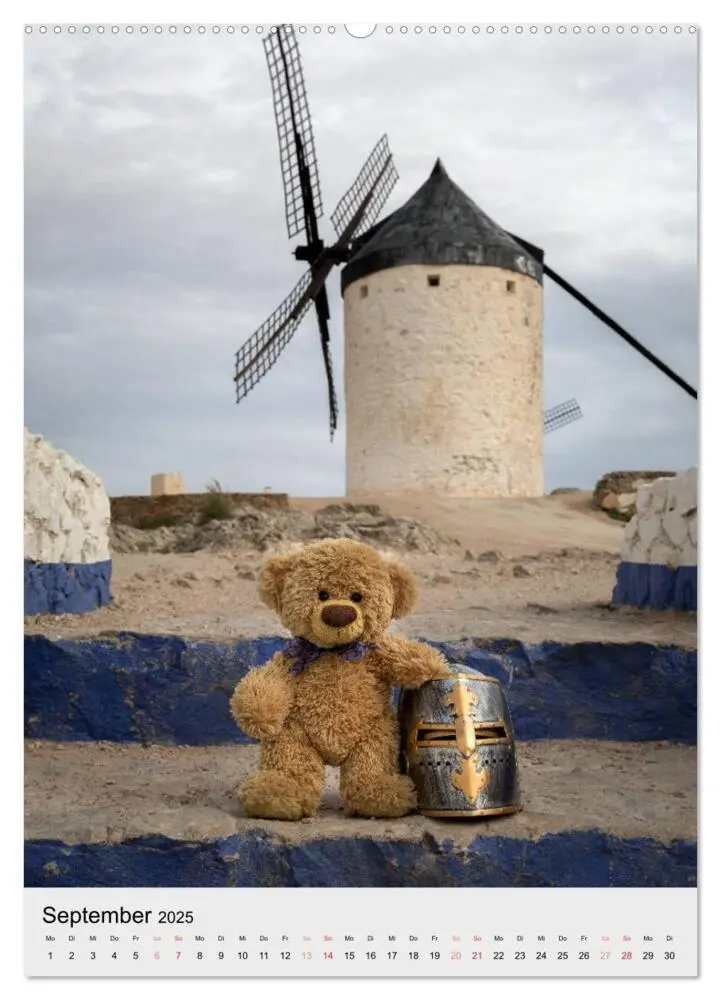 Bild: 9783435922116 | Travelling Teddy auf Welt-Tour (hochwertiger Premium Wandkalender...