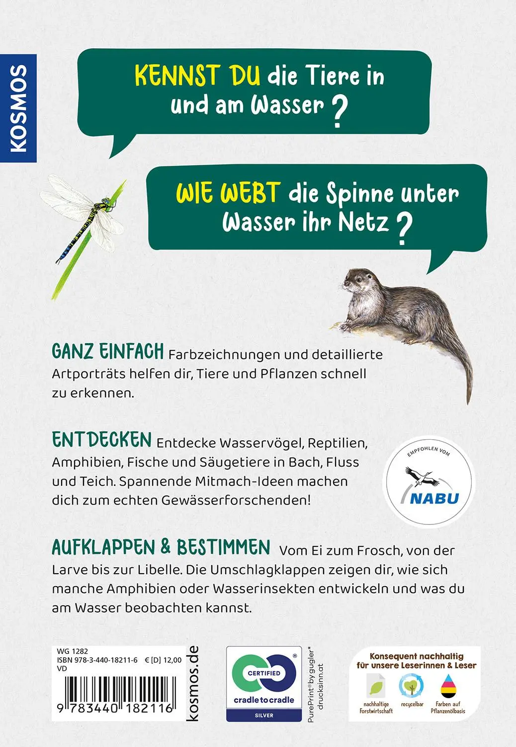 Rückseite: 9783440182116 | Was lebt an Bach und Teich? Kindernaturführer | Anita van Saan | Buch