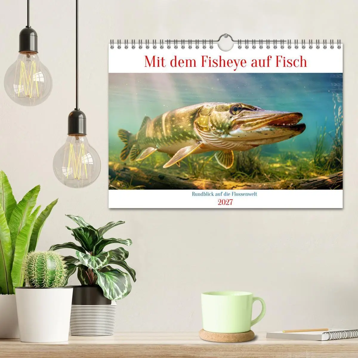 Bild: 9783594252116 | Mit dem Fisheye auf Fisch (Wandkalender 2027 DIN A4 quer), CALVENDO...