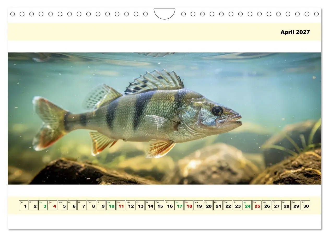 Bild: 9783594252116 | Mit dem Fisheye auf Fisch (Wandkalender 2027 DIN A4 quer), CALVENDO...