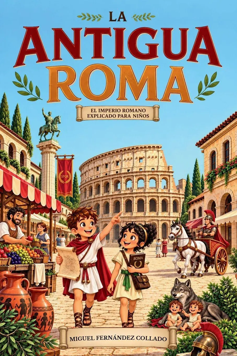 Cover: 9783989292116 | Historia para niños - La Antigua Roma | Miguel Fernández Collado