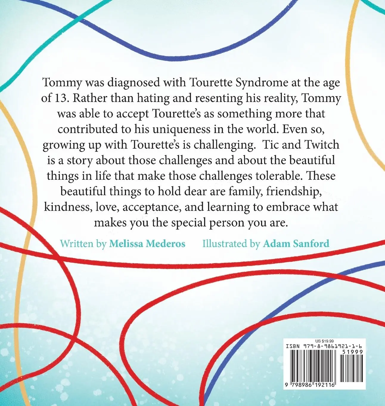Rückseite: 9798986192116 | Tic &amp; Twitch | A Story About Tourette Syndrome | Melissa Mederos
