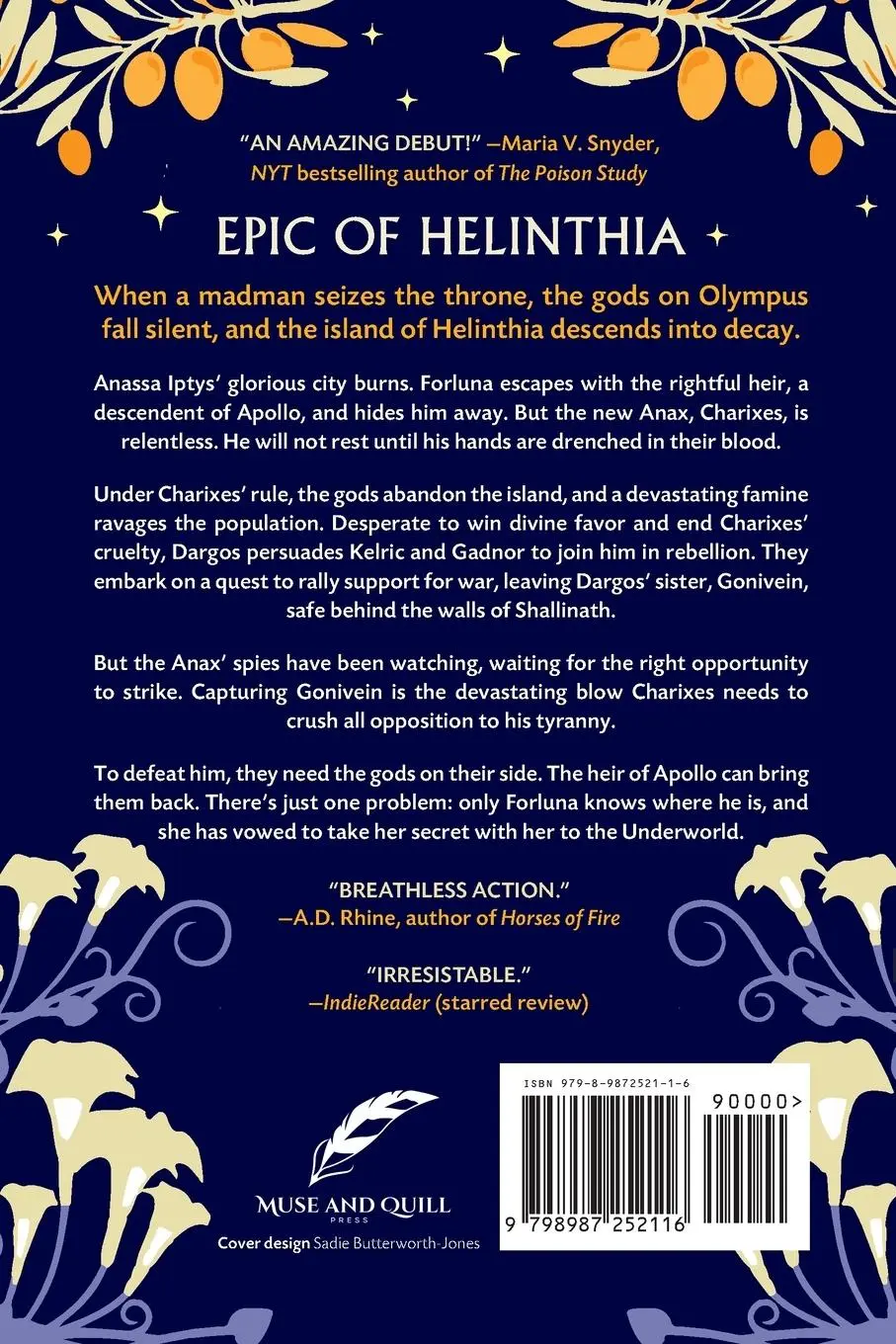 Rückseite: 9798987252116 | Epic of Helinthia | Mj Pankey | Taschenbuch | Kartoniert / Broschiert