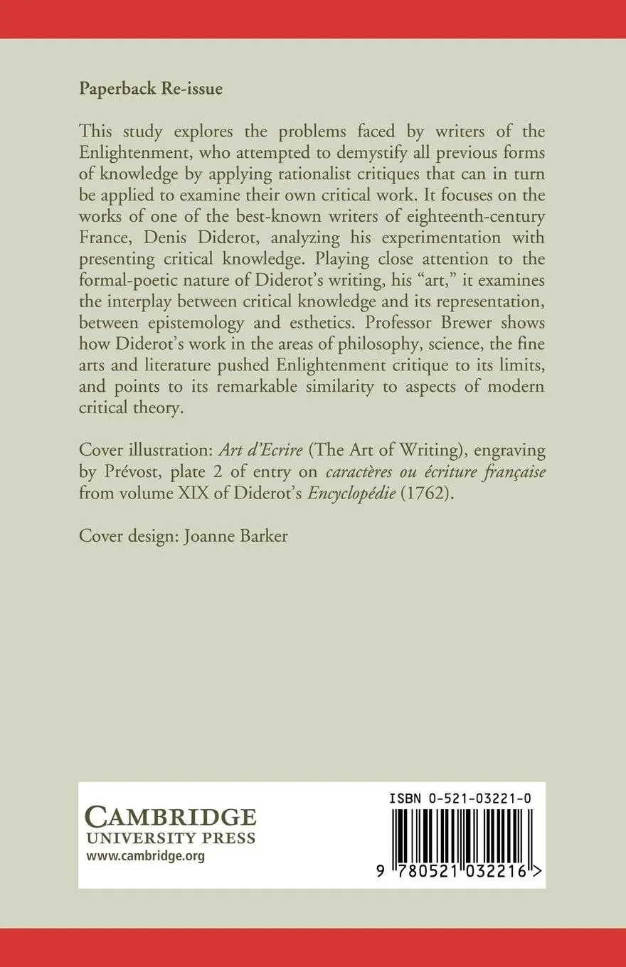 Rückseite: 9780521032216 | The Discourse of Enlightenment in Eighteenth-Century France | Buch