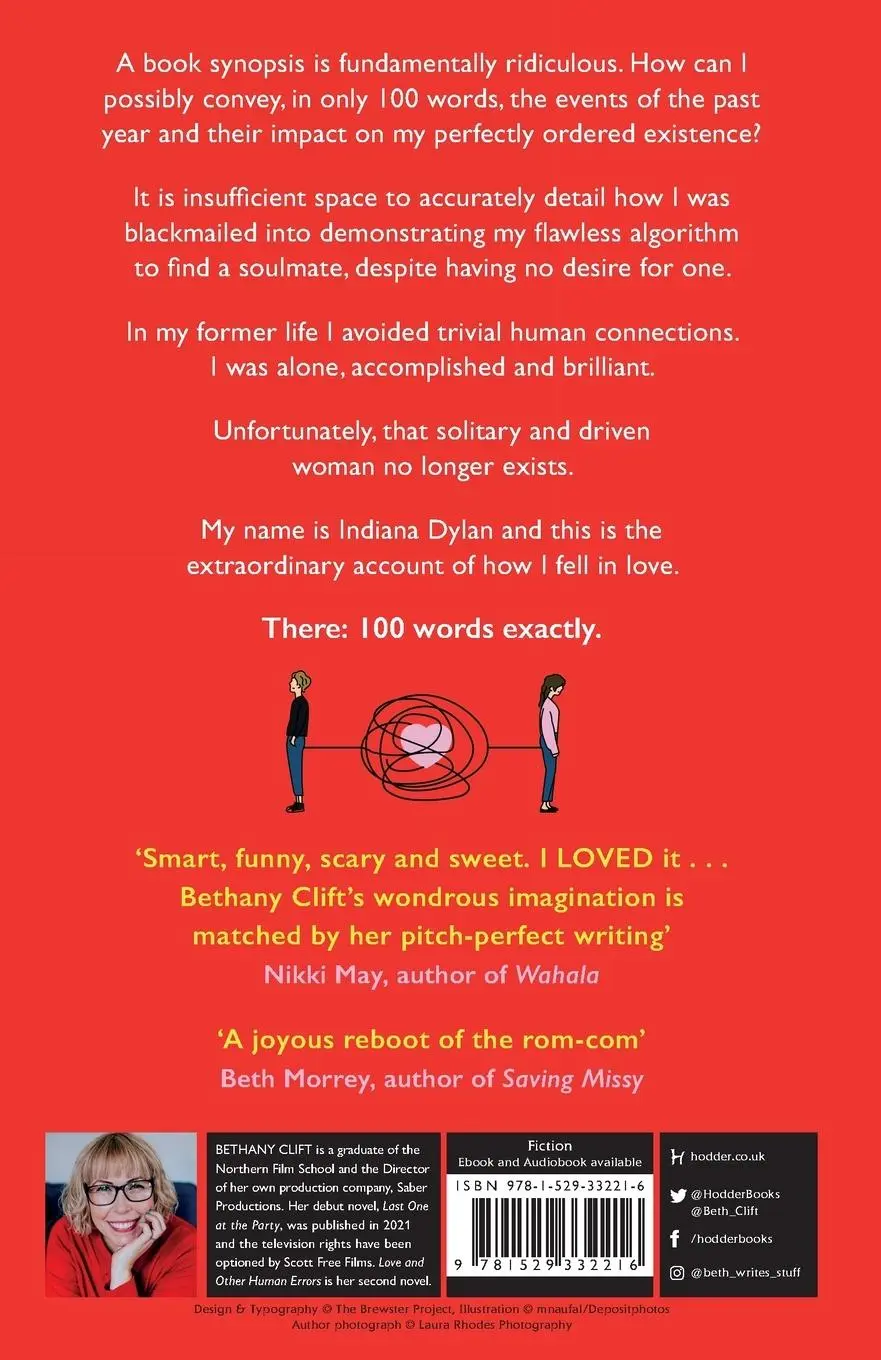 Rückseite: 9781529332216 | Love And Other Human Errors | Bethany Clift | Taschenbuch | 480 S.