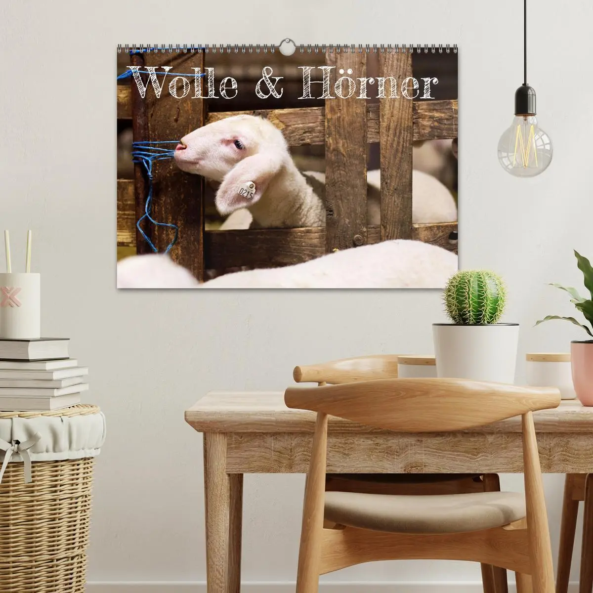 Bild: 9783457552216 | Wolle &amp; Hörner (Wandkalender 2026 DIN A3 quer), CALVENDO...