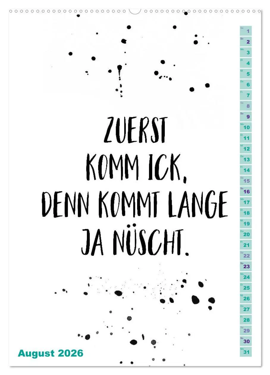Bild: 9783516402216 | BERLINERISCH Lustige Sprüche (hochwertiger Premium Wandkalender...