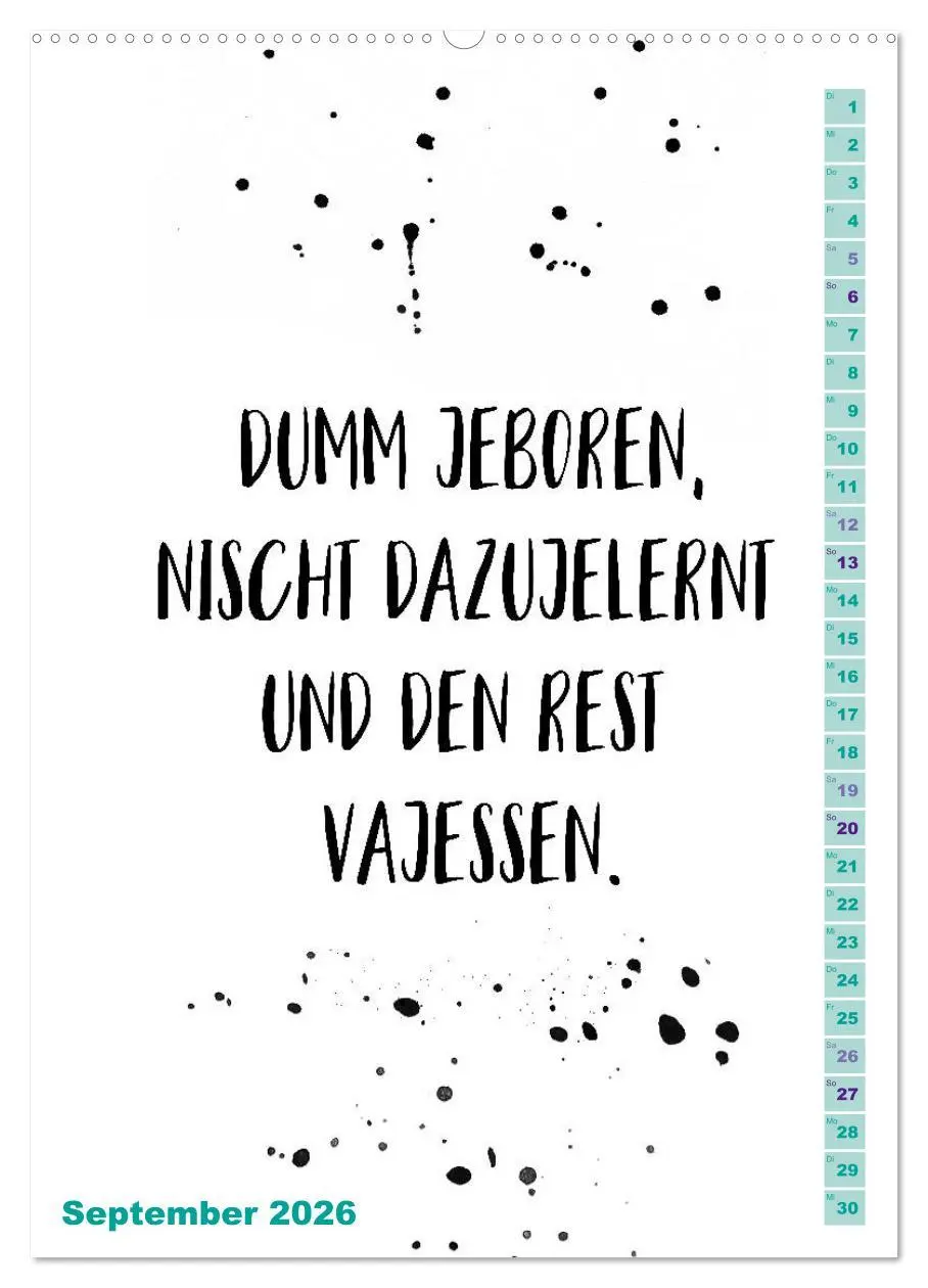 Bild: 9783516402216 | BERLINERISCH Lustige Sprüche (hochwertiger Premium Wandkalender...