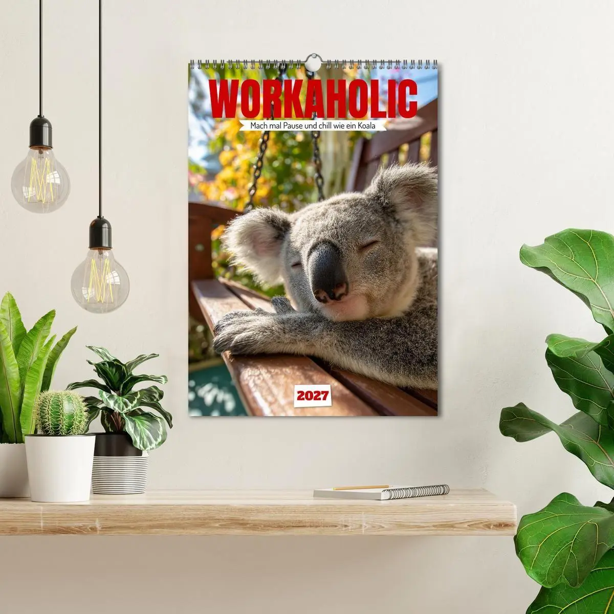 Bild: 9783516882216 | Workaholic - Mach mal Pause und chill wie ein Koala (Wandkalender...