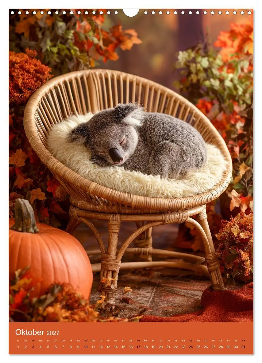 Bild: 9783516882216 | Workaholic - Mach mal Pause und chill wie ein Koala (Wandkalender...