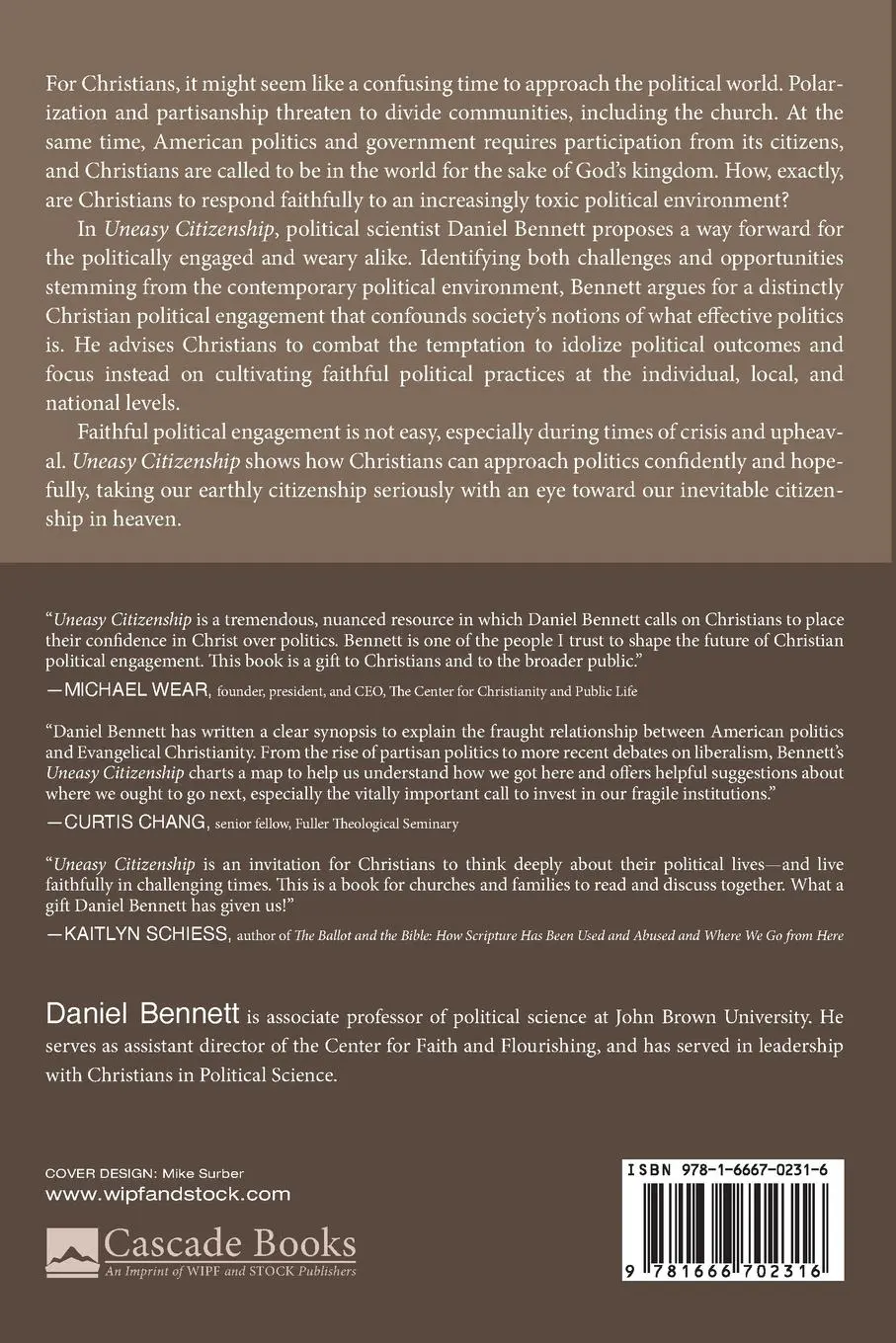 Rückseite: 9781666702316 | Uneasy Citizenship | Daniel Bennett | Taschenbuch | Englisch | 2024