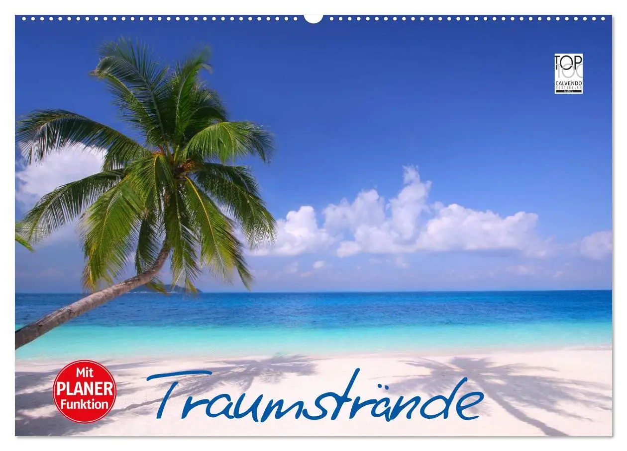 Cover: 9783516012316 | Traumstrände (Wandkalender 2026 DIN A2 quer), CALVENDO Monatskalender