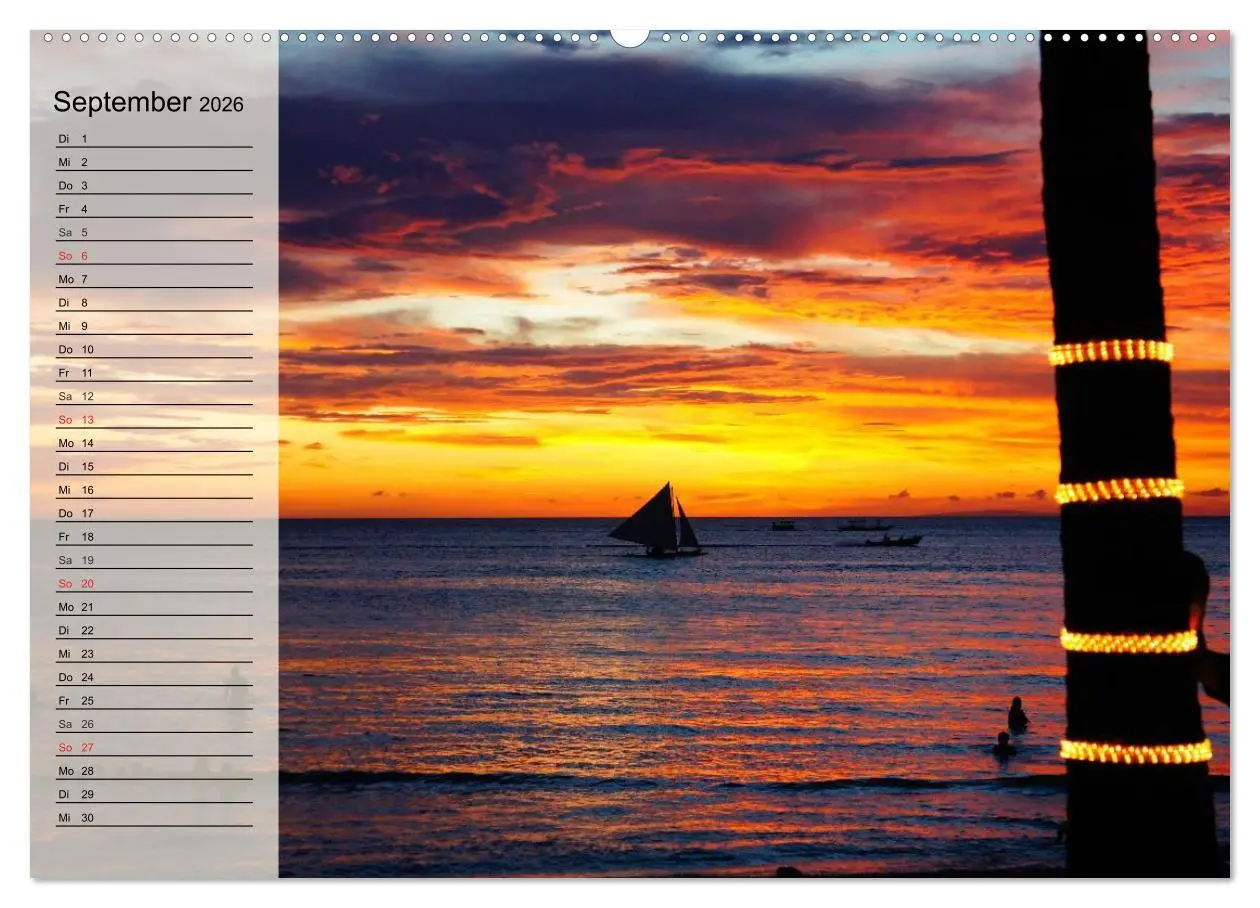 Bild: 9783516012316 | Traumstrände (Wandkalender 2026 DIN A2 quer), CALVENDO Monatskalender