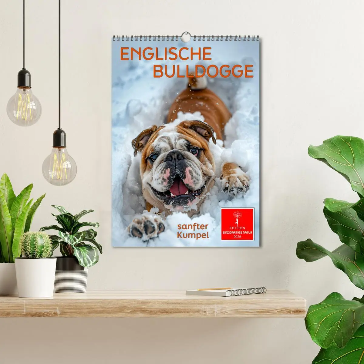 Bild: 9783516252316 | Englische Bulldogge - sanfter Kumpel (Wandkalender 2026 DIN A3...