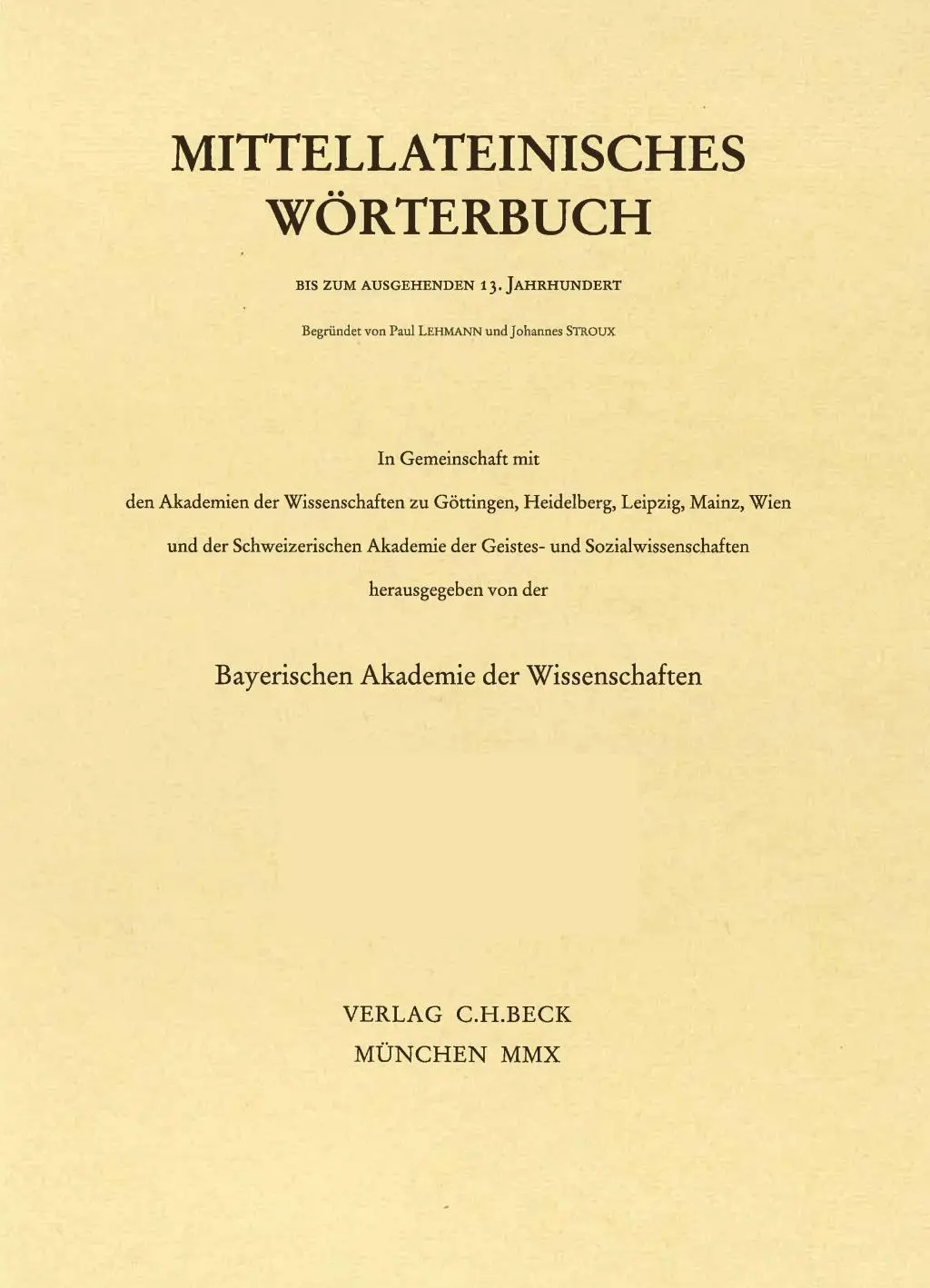Cover: 9783406732416 | Mittellateinisches Wörterbuch 49. Lieferung (instupefactibilis -...